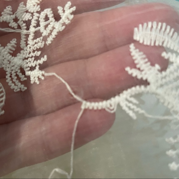 Sheer Embroidered Dress - Picture 9 of 10